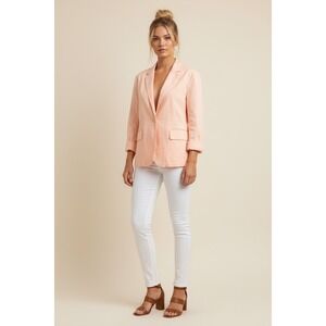 Vintage American Exchange XL Pink Embroidered Mandala Cotton Blazer  Jacket